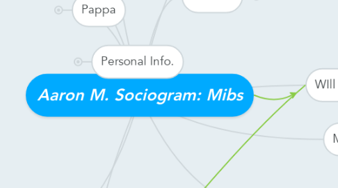Mind Map: Aaron M. Sociogram: Mibs