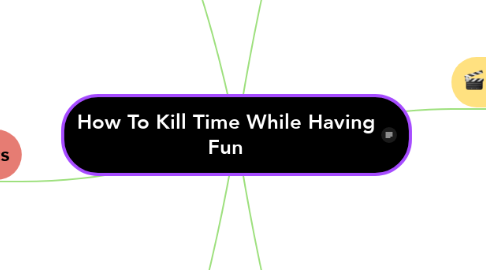 Mind Map: How To Kill Time While Having Fun