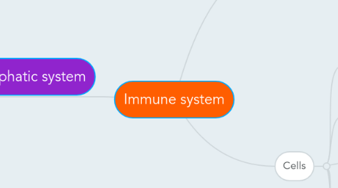 Mind Map: Immune system