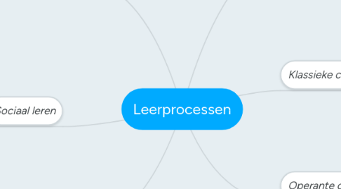 Mind Map: Leerprocessen