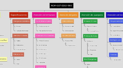 Mind Map: NOM-007-SSA2-1993