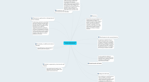 Mind Map: Proceso de celebración de los tratados internacionales