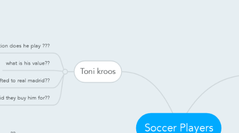 Mind Map: Soccer Players