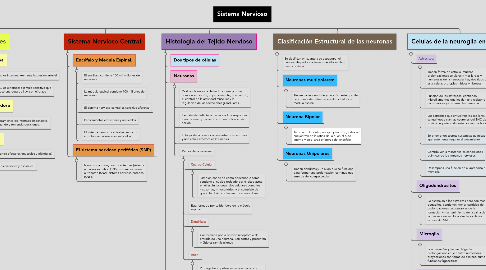 Mind Map: Sistema Nervioso