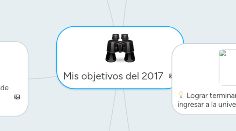 Mind Map: Mis objetivos del 2017