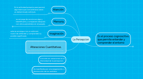 Mind Map: La Persepcion