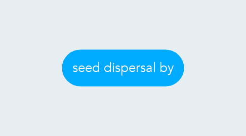 Mind Map: seed dispersal by