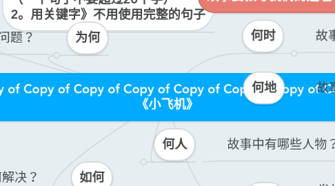 Mind Map: Copy of Copy of Copy of Copy of Copy of Copy of Copy of Copy of Copy of Copy of Copy of Copy of Copy of Copy of Copy of 第五课 《小飞机》