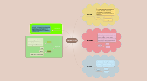 Mind Map: socialización