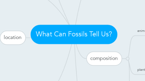 Mind Map: What Can Fossils Tell Us?