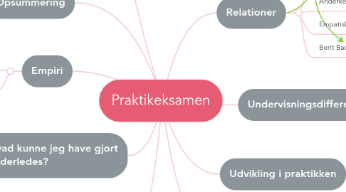 Mind Map: Praktikeksamen