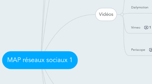 Mind Map: MAP réseaux sociaux 1