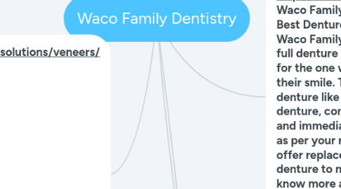 Mind Map: Waco Family Dentistry