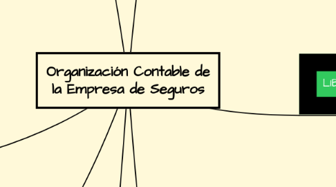 Mind Map: Organización Contable de la Empresa de Seguros