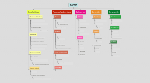 Mind Map: CULTURA