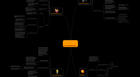 Mind Map: TIC'S EN LAS ORGANIZACIONES