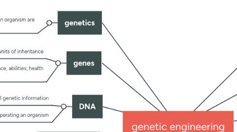 Mind Map: genetic engineering