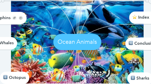 Ocean Animals | MindMeister Mind Map
