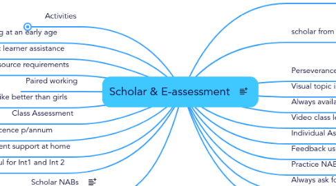 Mind Map: Scholar & E-assessment