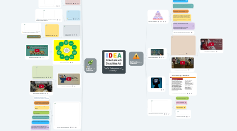 Mind Map: The 14 Categories of Disability