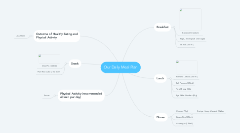 Mind Map: Our Daily Meal Plan