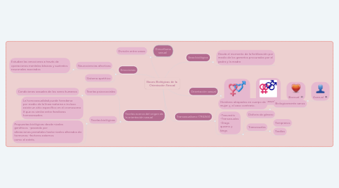 Mind Map: Bases Biológicas de la Orientación Sexual