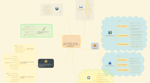 Mind Map: Mental Health and Well Being in Middle and Late Adolescence