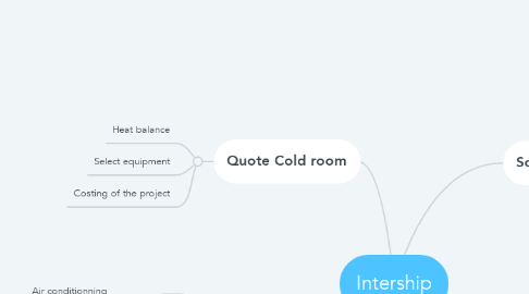 Mind Map: Intership