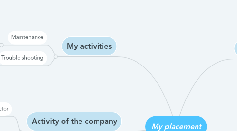 Mind Map: My placement