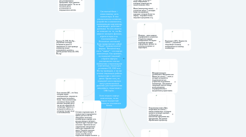 Mind Map: Системный блок – самая важная часть компьютера. В нем располагаются основные устройства и компоненты, позволяющие компьютеру производить действия с данными. То есть именно он отвечает за то, что Вы можете смотреть фильмы, играть в игры и тд. Системный блок Физически системный блок представляет собой “Ящик” прямоугольной формы. Внешний вид этого “ящика” – это корпус компьютера. Как правило, на передней (лицевой) стороне корпуса расположены кнопки включения и перезагрузки компьютера, отсеки для установки CD, DVD или Blu-ray приводов, а так же кнопки индикации работы процессора и жесткого диска. Кроме того, на передней части корпуса могут располагаться разъемы для подключения микрофона, наушников и USB порты. Если открыть корпус компьютера, то мы увидим внутренний компоненты системного блока.