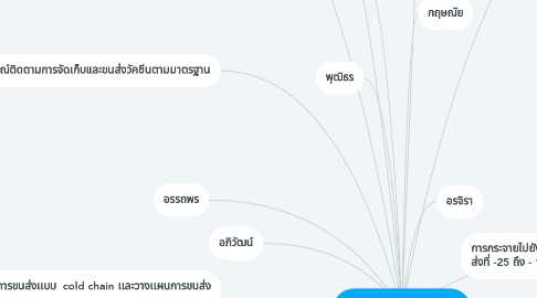 Mind Map: การขนย้าย Fizer