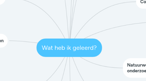 Mind Map: Wat heb ik geleerd?