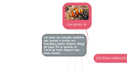 Mind Map: los peces