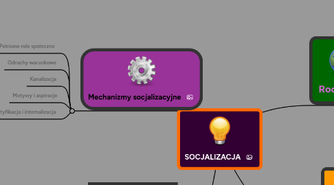 Mind Map: SOCJALIZACJA