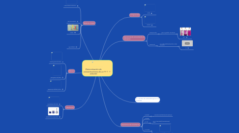 Mind Map: Determinación de concentraciones de un solución