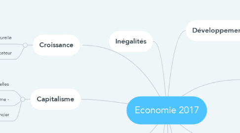 Mind Map: Economie 2017