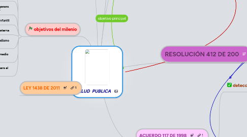 Mind Map: SALUD  PUBLICA