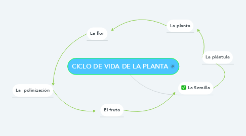 Mind Map: CICLO DE VIDA DE LA PLANTA
