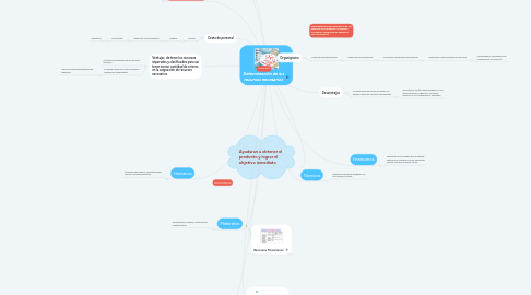 Mind Map: Determinación de los recursos necesarios