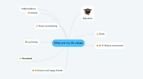 Mind Map: What are my life values