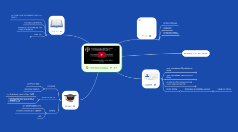 Mind Map: FEMINICIDIO