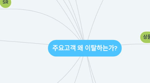 Mind Map: 주요고객 왜 이탈하는가?