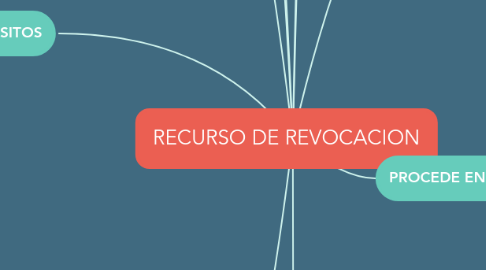 Mind Map: RECURSO DE REVOCACION