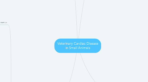 Mind Map: Veterinary Cardiac Disease in Small Animals