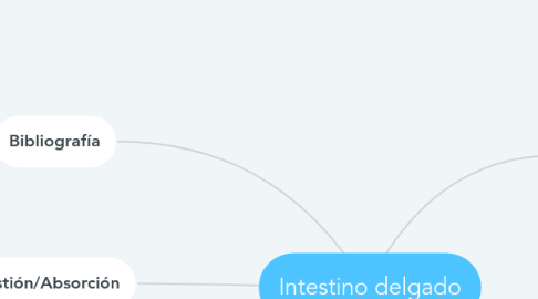 Mind Map: Intestino delgado