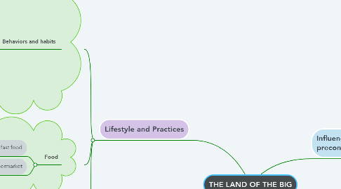 Mind Map: THE LAND OF THE BIG