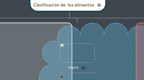 Mind Map: Clasificación de  los alimentos