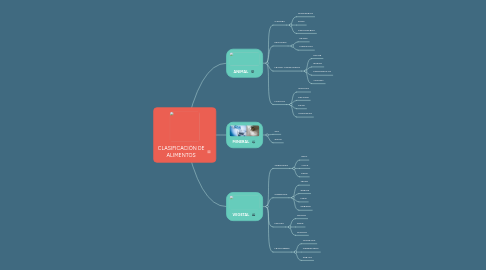 Mind Map: CLASIFICACIÓN DE ALIMENTOS