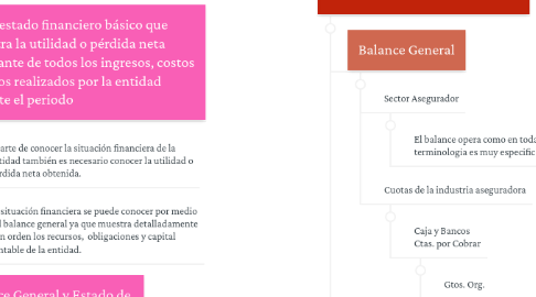 Mind Map: Estados Financieros de las Empresas de Seguros