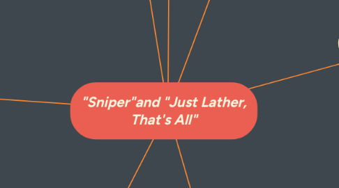 Mind Map: "Sniper"and "Just Lather, That's All"